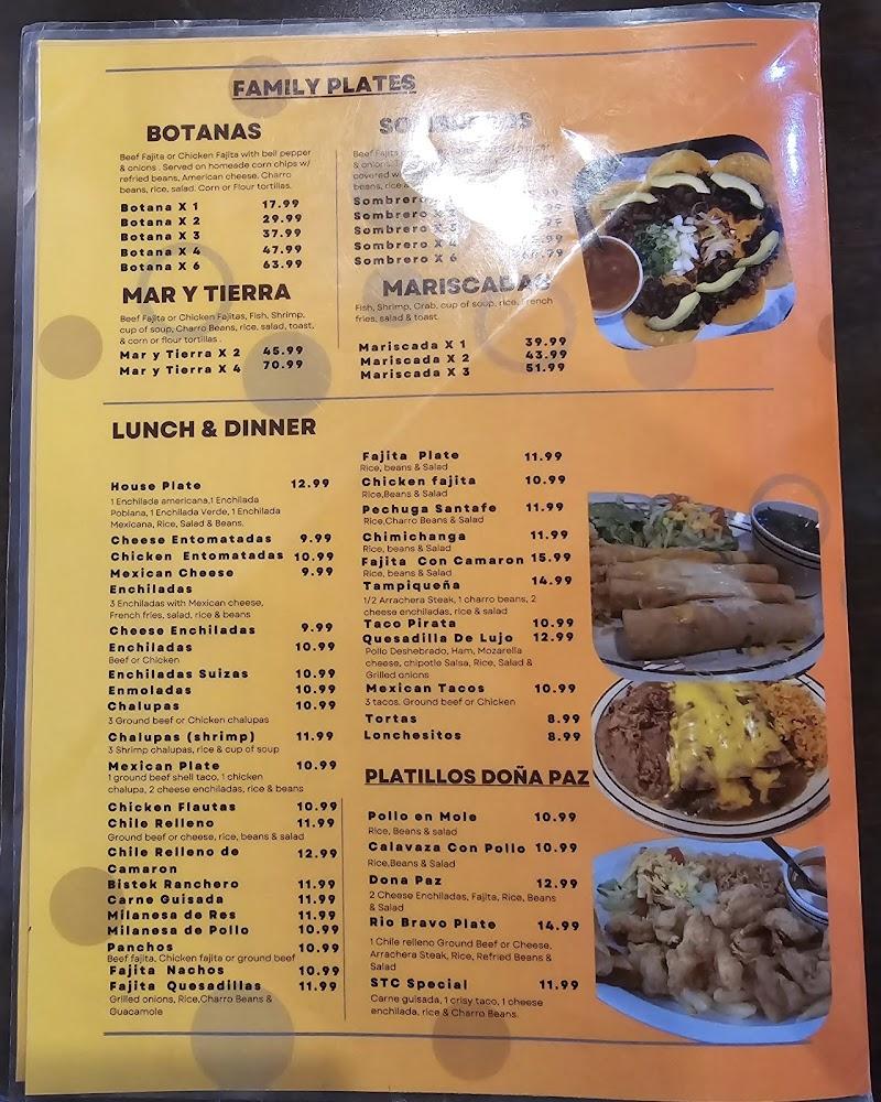 Doña Paz Mexican Restaurant Menu image 4